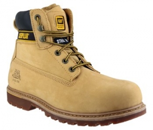 CAT Holton Safety Boot Honey